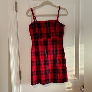 Hollister plaid flannel dress.